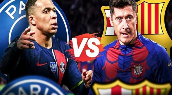 بث مباشر مباراة برشلونة ضد باريس سان جيرمان في دوري أبطال أوروبا